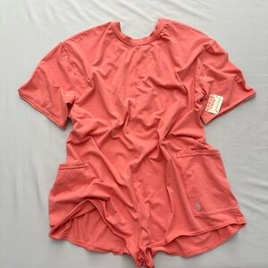 Free People FP movement ultra soft oversized fit shapeless romper M